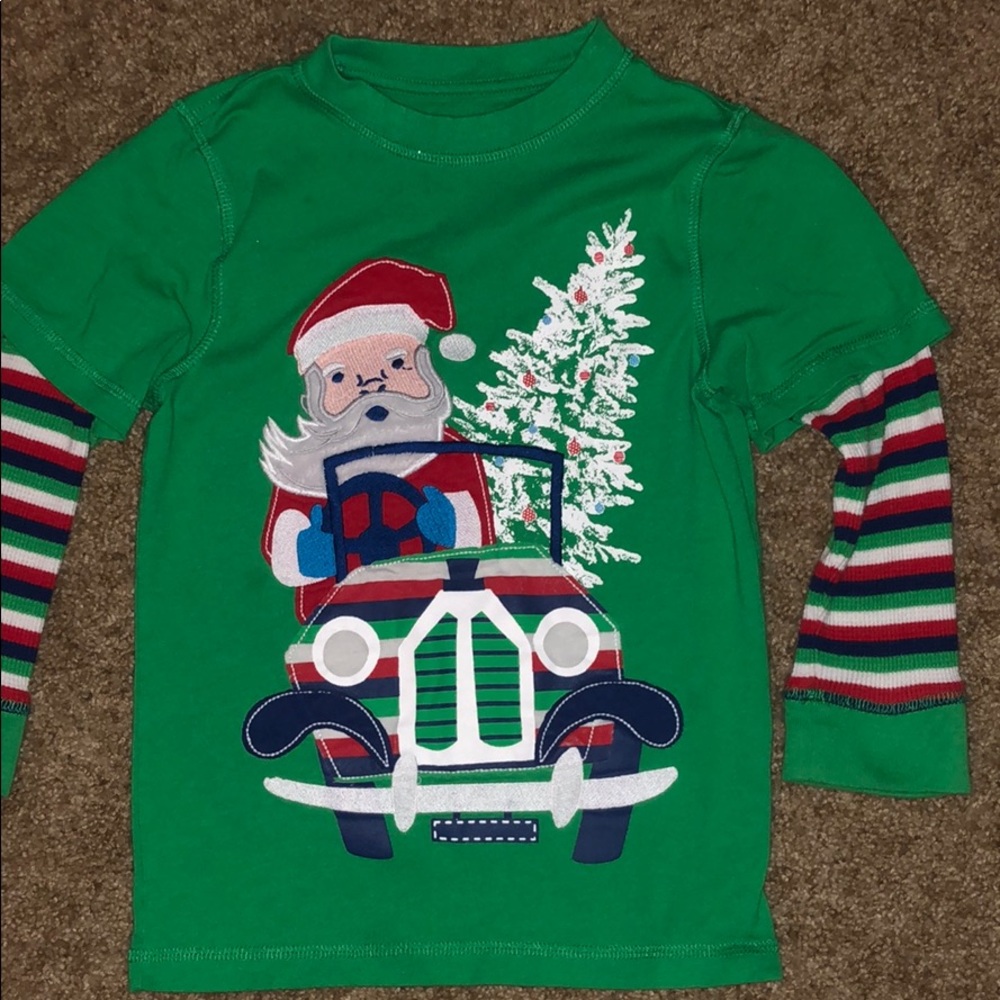Boys long sleeve Christmas shirt